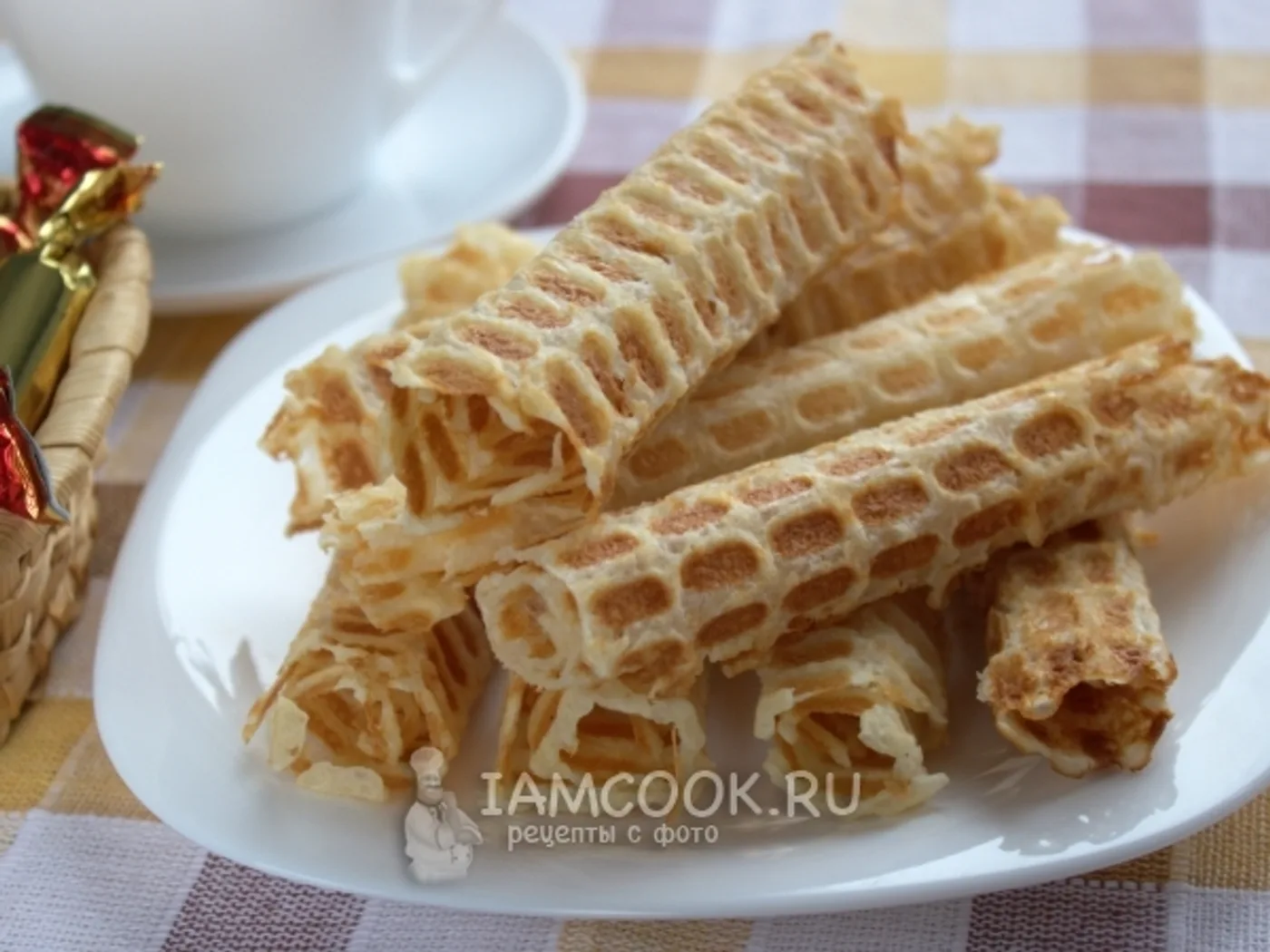 Waffles "Home" recipe