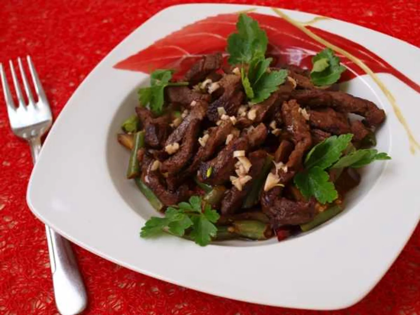 Warm beef salad recipe